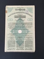 Magyar Általános Takarékpénztár Részvénytársaság Záloglevél 10 000 Korona 1911.
