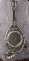 Antik mandolin, gitár alakú velencei fali tükör  (84 x 39 cm )