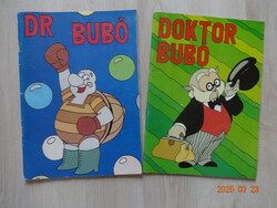 Rigó Béla: DOKTOR BUBÓ I.-II- együtt - régi mesekönyek Romhányi József és Nepp József rajzfilmje