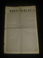 1846 Pesti Hírlap  kiadja: Landerer Lajos ( 1K szignettával )