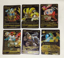Pokémon arany-fekete színű 27db kártya