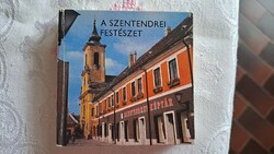 A Szentendrei festészet ötven éve miniatűr könyv színes illusztrációkkal, 5 nyelvű, 1980'
