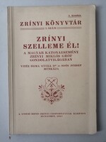 ZRÍNYI SZELLEME ÉL! - VITÉZHOMA GYULA ÉS SOÓS JÓZSEF - STÁDIUM 1941