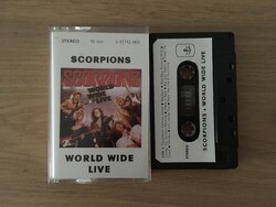 Scorpions - World wide live műsoros magnó kazetta