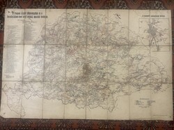 Cca 1910 Magyar Királyi Államvasutak és a kezelésükben lévő helyi érdekű vasutak térképe