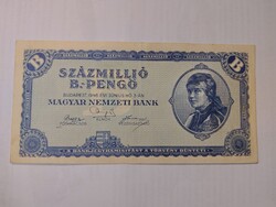 ! 100 Millió B.-pengő -1946 XF tartás - 874