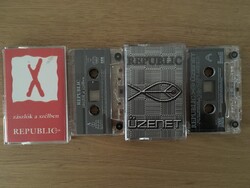 Republic - Zászló a szélben / Üzenet műsoros magnó kazetta