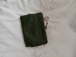 Vera Pelle új bőr,zöld női pénztárca    F