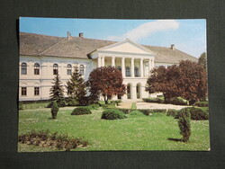Képeslap,Makó,Járási Tanácsháza,Városháza,utca látkép,részlet, 1981-