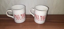 Reklám bögre ( PALL MALL) 2 DB