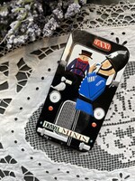 Régi TRAVEL MINTS fém cukorkás doboz