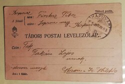 D205056 TP levelezőlap KAPUVÁR  Fischer -Mosonszentmiklós -Takács Lajos  1914