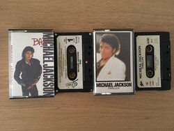 Michael Jackson - Bad / Thriller műsoros magnó kazetta