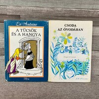 La Fontaine: A Tücsök és a hangya; Minerva: Csoda az óvodában retro könyvcsomag