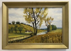 Somogyi Imre (1918-1999) 49x69 cm EREDETI olajfestménye