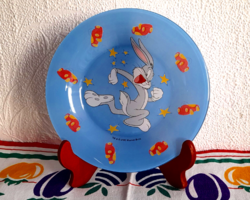 Régi Looney Tunes gyerek tányér - Bugs Bunny -