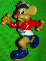 Régi gumi apró KINDER MEGLEPETÉS TEJ fittness egér figura bontatlan darabra képek szerint 1.