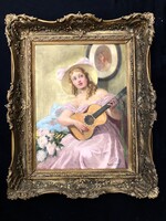 Brettschneider Károly (1880 - 1940 ) híres festőművész hatalmas  alkotása !