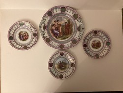 Bécsi jelenetes 3 személyes süteményes ( Angelica Kaufman ) .