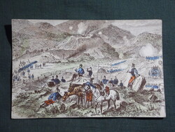 Képeslap,Osztrák Magyar hadsereg,Szerb Montenegró elleni hadjárat,Krupanj magaslat ágyuzása,1914-