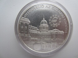 1998. évi Integráció az Európai Unióba ezüst emlékérme BU ezüst emlékérme BU 0.925 AG