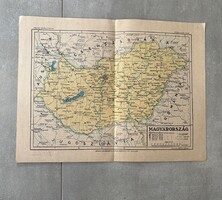 Magyarország térkép -rajzolt 1920