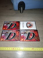 3 db bontatlan TDK kazetta, és egy Nagy Feró antológia eredeti  kazetta