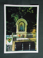 Képeslap,Magyaregregy,Csodatévő Szent forrás látkép,részlet, 1990-
