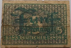 5 pfennig 1948 Németország