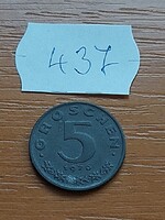 AUSZTRIA 5 GROSCHEN 1976 CINK  437