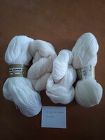 Kötőfonal,  maradék , fehér szín  MOHAIR , 20 dkg eladó / V 40/