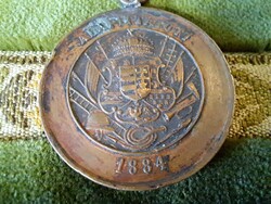 Tűzoltó szolgálati érme 1884