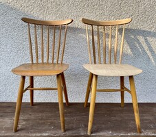 TON Pálcás székek Vintage Retro Mid century 2 db ebédlőszék étkezőszék cseh