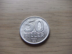 50  Fillér 1991  Magyarország ( 2 )