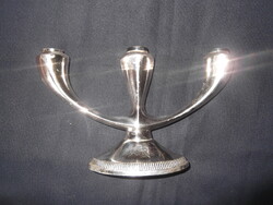 Ezüst art deco gyertyatartó (835 finomság)
