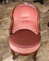 Antik biedermeier szalon fotel 20. sz. eleje