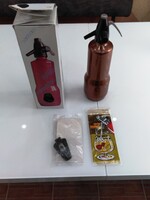 Lehel Flora 1 literes szódásszifon, autosyphon (Eredeti csomagolásban)!