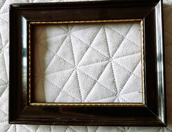 ART DECO FEKETE RÉGI KÉPKERET KERET MÉRET 25 X 20 cm FÉSZEK 19,50 X 14,50 cm VINTAGE NOSZTALGIA