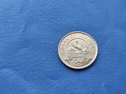 UGANDA 50 CENT / FIFTY CENTS 1976 MADÁR! UNC!