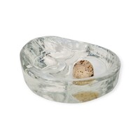 Glasdesign vintage kristályüveg pipa hamutál - 02184