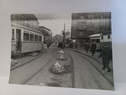 Régi fotó - Budapest, Móricz Zsigmond körtér villamos