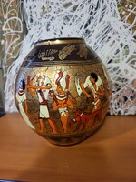 Lampart Stekly Zsuzsa zománc váza