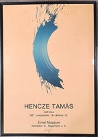 Hencze Tamás -Kiállitási plakát 1987-