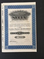 Belga-Kongó Ipari és Mezőgazdasági Részvénytársaság Részvény 1927.