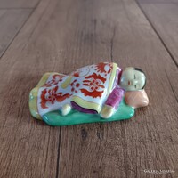 Régi Herendi alvó kínai figura
