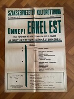 Ünnepi Erkel Est 1960 ( Szakszervezetek Kultúrotthona ) .