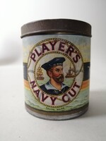 PLAYER'S NAVY CUT CIGARETTES - WW 2 - FÉM CIGARETTÁS DOBOZ - RITKA