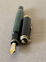 JÓ ÁR !!!! PELIKAN M600 Old-Style 1990 Töltőtoll 18K Tollhegy M !!! NAGYON SZÉP ÁLLAPOT !!!