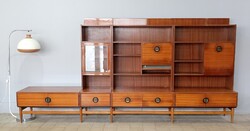 Csehszlovák Mid Century Modern - Szekrénysor - Moduláris - Retro, vintage