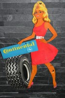 Pin-up Continental eredeti lemez reklám tábla reklámtábla nem zománctábla
